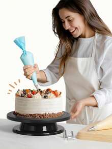 1 chiếc đế xoay, giá đỡ bánh xoay trang trí, giá đỡ xoay nhẹ để vẽ tranh, giá đỡ bánh xoay bằng nhựa, giá đỡ trang trí bánh, giá đỡ bánh tròn chống trượt tự làm, giá đựng kem trang trí bánh xoay. - Nhiều màu - Xem 5