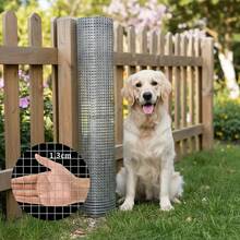 Malla Gallinera Malla De Acero Galvanizado 10mx100cmx1.3cm - Gris - Ver 1