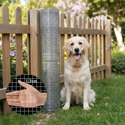 Malla Gallinera Malla De Acero Galvanizado 10mx100cmx1.3cm