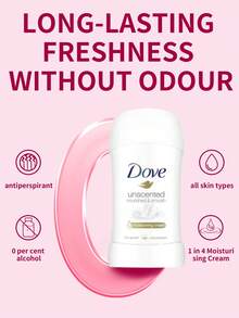 Dove 1 瓶 40g 無香亮白腋下長效汗味控制溫和呵護女性止汗除臭膏 - 多芬止汗膏40g 無香亮白 - 查看 3