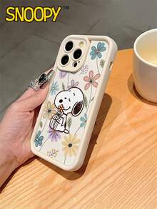 A Cartoon Snoopy Pattern, A High-Bamboo Anti-Drop Phone Case Made Of Tpu Material, Can Be Given As A Holiday Gift. It Is Suitable For IPhonexs/ XS Max /Xr/11, 12, 13, 14, 15, 16pro/Promax/14, 15, 16plus/17, And Is Suitable For Both Men And Women - 彩色 - 查看 5