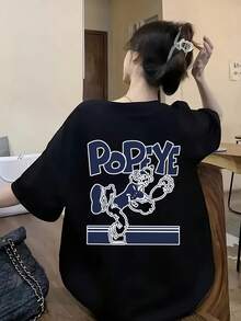 Women T-Shirts - Black - View 6