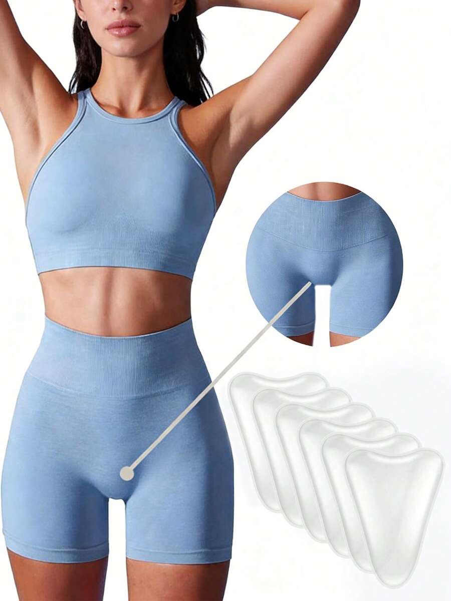 4 片装：隐形无痕硅胶遮瑕贴。专为女士泳装、比基尼、瑜伽裤以及紧身裤设计，这些遮瑕贴采用无痕设计，确保打造光滑无瑕的妆容。 - 1件裝 - 查看 1