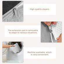 UBRAVOO Baby Bed Protection Rails - GRAY - View 5
