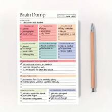 Clear-Minded Tear-Off To-Do List Notebook A5 Daily Planner Management Journal, High-Performance Planner, Minimalistbook Planner Tool, With Date Plan Pages, Smooth Paper - 1 Set - View 6
