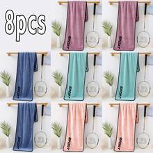 8pcs/4pcs/1pc Sports Towel, Fitness Towel, Club Towel, Convenient And Durable, Sweat-Absorbent And Quick-Drying, Hook Design, Machine Washable, Suitable For Sports Sweat Wiping, Gym, Running, Yoga And Outdoor Activities - Multicolor - View 18
