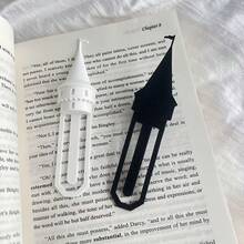 1pc Magic Castle Spire Bookmark 3D Creative Book Page Stand Cute Novel Reading Accessory (4 Color Options) - Multiple Styles - View 4