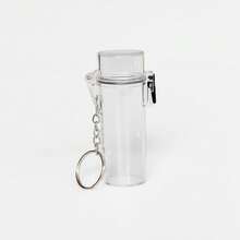 1pc New Waterproof Transparent Lighter Case, J6 Lighter Cover (Lighter Not Included), Multi-Functional Portable Waterproof Cigarette Case, Outdoor Cigarette Storage Box - Multicolor - View 7