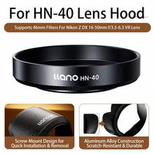 Llano 专业镜头遮光罩，适用于 EW-53/ES-65B/EW-60F、HN-40/HB-90A/HB-101 以及 43mm-62mm 滤镜，反装式设计 - 查看 14