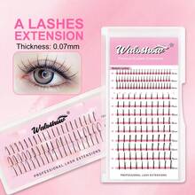 Waloshow 5-16mm, 18-22mm Cartoon Fairy False Eyelashes, 1 Box, Handmade Delicate Pointed Single Lashes, Natural & Realistic, Soft & Lengthening, Suitable For Daily Makeup Or Party Occasions (5-22mm) - D - View 12