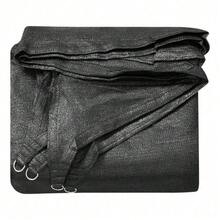 Malla Sombra Exteriores Jardín Lona Toldo 6x4 95% Bloqueo UV Negro - Negro - Ver 9