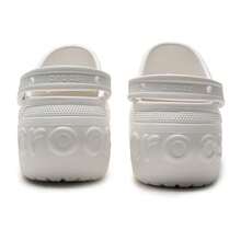 Crocs Bella女士木屐凉鞋，舒适休闲鞋，适合日常、海滩、休闲散步，透气性好，210062-100 - 白色 - 查看 4