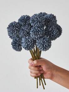 人造菊花、蒲公英和绣球花束，送给朋友、新娘的礼物，婚礼装饰，家居、办公室、咖啡馆、派对装饰 - 淺粉色 - 查看 11