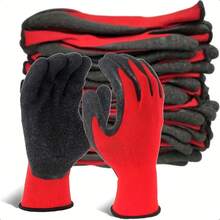 4 Pairs/Pack Multifunctional Work Gloves - Hand Washable, Lead & Silicone Free, Lightweight Gardening Gloves With Enhanced Grip - 4 Pairs - View 10