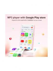 Oilsky 80GB MP3 Player, Supports Bluetooth And WiFi, Plays MP3 And MP4 Music, Built-In Spotify, Music, Deezer, Audible And Other Music Players, Equipped With Browser, 4.0 Inch IPS Touchscreen Android System, With Speaker And FM Radio, Supports Up To 512GB Storage. - Type C - 查看 6