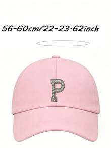 1 PC A-Z Letters High Ponytail Baseball Cap For Girls - Breathable Quick Dry Hot Hat With Large Opening, Sun Protection,No Crease Sports Cap For Teens - Pink - View 8