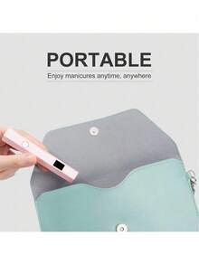 FollowBreak 1 đèn LED cầm tay có màn hình, sạc USB, đèn sấy móng tay di động dùng cho sơn gel, thích hợp cho việc tự làm móng tại nhà. - Nhiều màu - Xem 8