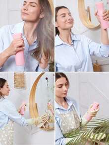 200毫升空喷雾瓶，1个装 - 细雾连续喷雾器，适用于美发、护肤、宠物洗澡、植物浇水、熨烫和清洁，是返校必备、旅行度假必备、女士发饰的理想之选 - 彩色 - 查看 7