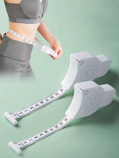 Retractable Tape Measure With Handle, Portable And Accurate For Measuring Chest, Waist, Hip And Body Size For Men And Women, Suitable For Gym, School, Fitness Equipment