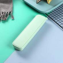 Hộp đựng dao nĩa bằng rơm, Bộ dao nĩa du lịch xách tay, Dũa móng tay, Cọ trang điểm, Dao, Nĩa, Thìa, Đũa, Hộp đựng bút chì, Hộp đựng có nắp đậy, Bộ dao nĩa du lịch, Hộp đựng dao nĩa cỡ lớn - Nhiều màu - Xem 9