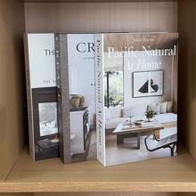 Fashion Fake Books Decoration Luxury Decorative Book Living Room Decor Simulation Book Home Decor Aesthetic Room Ornament - Multicolor - View 6