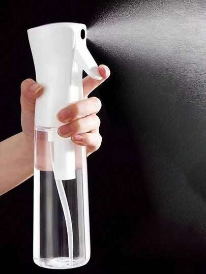 Botella rociadora de spray continuo de 200ml/300ml/500ml, rociador de niebla de alta presión, niebla ultra fina, adecuado para maquillaje, jardinería, spray para el cabello, riego y talla grande. Niebla delicada, rellenable, aplicable para salón de belleza, limpieza, plantas, aceites esenciales, oficina, exterior y otros escenarios. Portátil, ideal para volver a la escuela, viajes y vacaciones. También adecuado para el peinado de mujeres, como peines, secadores de pelo, cuidado del cabello. Además, se puede usar para rizadores, estilistas, herramientas de peluquería y productos para el cabello.