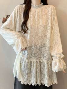 Women Tops - Beige - View 1