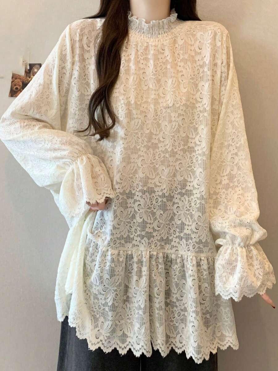 Women Tops - Beige - View 1