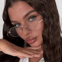 1 Pair Unisex Light-Sensitive Blue Light Filtering Glasses, Suitable For Smartphones, Computers, Outdoor Fashion Glasses - Silver - View 3