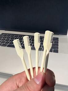 Unisex Gentle & Painless Nose Hair Trimmer Set - Portable Manual 360° Rotating Dual-Head Skin & Facial Hair Precise Grooming Tool - 彩色 - 查看 5