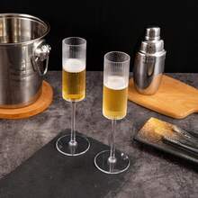 1/3/6/12pcs Set Threaded Acrylic Champagne Flutes, 5.5oz (155.9g) Unbreakable Reusable Champagne Glasses - Modern Elegant, Suitable For Wedding, Party, Anniversary, Christmas, Birthday - View 4