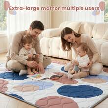 UBRAVOO Kids Floor Mats - Royal Blue - View 5