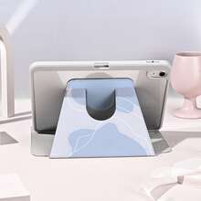 1个带笔槽的多角度磁吸支架保护套，支持自动休眠/唤醒功能，适用于Pro/Air/三星Galaxy A9/S9/S7/S10+/小米Pad 5/6/7等平板电脑。 - 彩色 - 查看 10