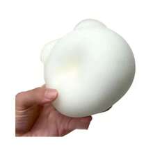 1个日式软糯蒸包，慢回弹可塑形，挤压可缓解压力，帮助青少年和成人释放情绪，生日/节日礼物，纪念品 - 彩色 - 查看 5