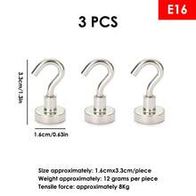 Móc từ tính mạnh, móc từ tính siêu bền 25lbs, chịu lực cao, dùng để treo đồ, móc nam châm Neodymium đất hiếm, thích hợp cho tàu du lịch, cắm trại, bếp nướng, nhà bếp, tủ lạnh, nhà để xe, tường. - Nhiều màu - Xem 13