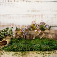 [30/50/60/80/90/100/120/160/200/230/250g] Rêu nhân tạo trang trí - Cây xanh sống động như thật - Bộ sản phẩm - Thích hợp cho tiểu cảnh, trang trí cửa sổ và bố cục thiết kế, rêu nhân tạo sinh học, trang trí tiểu cảnh rêu xanh, cây xanh tự làm cho bãi cỏ, chậu cây cảnh, trang trí sân vườn ngoài trời. - Màu xanh lá cây đậm - Xem 4