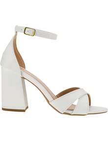 Shekinah Women Heeled Sandals - 白色 - 查看 4