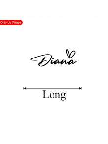 12pcs Of Customized Personalized Names With Heart Patterns, Personalized Logos/Photos, And Durable, Suitable For Mother's Day, Glass Cups, Bottles, Phone Cases, Headphones, Water Bottles, Notebooks, Windows, Etc - Multicolor - View 7