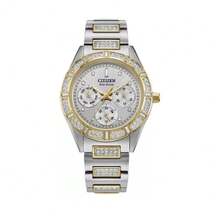 Citizen E C O-Drive Gemmed Stainless Quartz Women's Watch FD2074-55A - 均碼 - 查看 1