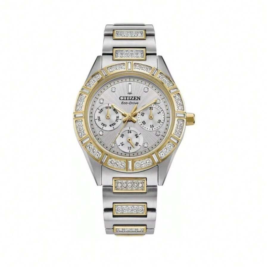 Citizen E C O-Drive Gemmed Stainless Quartz Women's Watch FD2074-55A - 均碼 - 查看 1