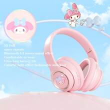 SANRIO 无线耳机 EM-699，可爱卡通大振膜 HIFI 音质，超长续航，音乐游戏两用，RGB 灯光，可折叠，佩戴舒适，无线有线通用耳机 - 查看 7