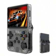 Easypie Selection Ugonetend R36S 64GB Retro Game Console, Built-In 20,000+ Games, 3.5" Screen, Supports 13+ Emulators - Portable Handheld Classic Game Player (Purple) - Xem 6