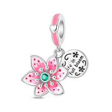 1 Piece Spring Series - Flower, Bird, Butterfly Pendant Suitable For 3mm Original Bracelet, Necklace, DIY Bead Making, Women's Daily Gift, Birthday Party, Festival Gift - Multicolor - View 14