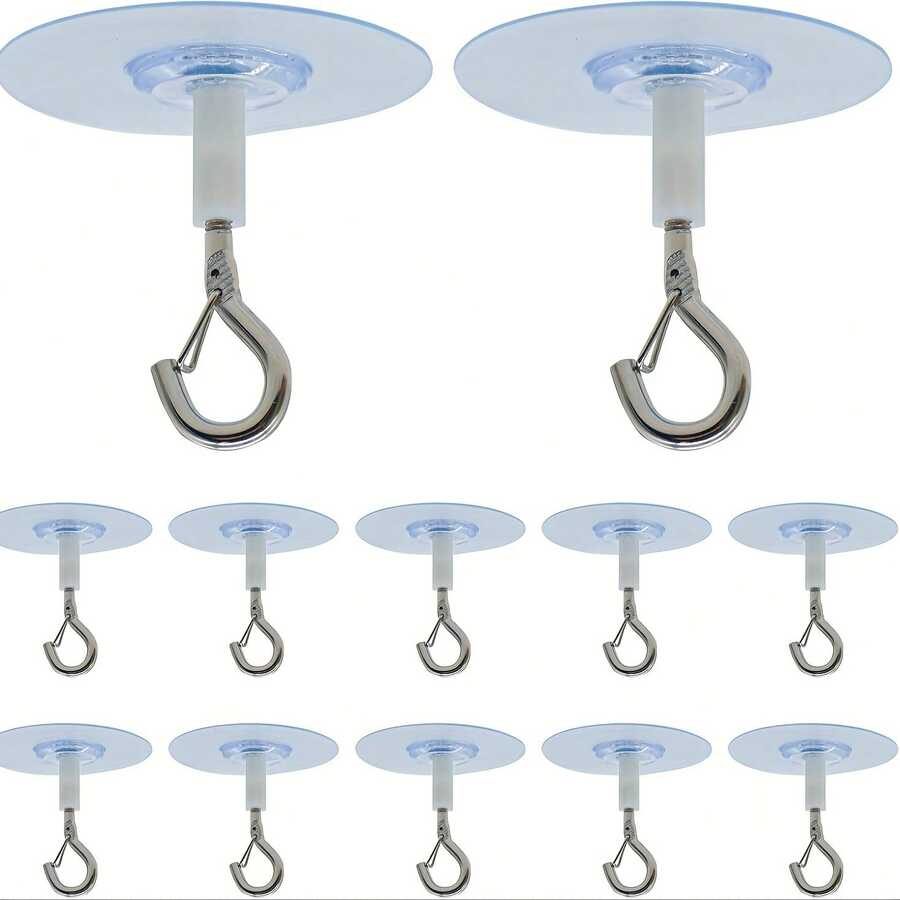 Hookless Ceiling Hook, Suitable For Hanging Lamps And Plants, Can Be Used With Adhesive Hooks, Compatible With Bobi Mobile Curtain And Multi-Purpose Hooks - View 1