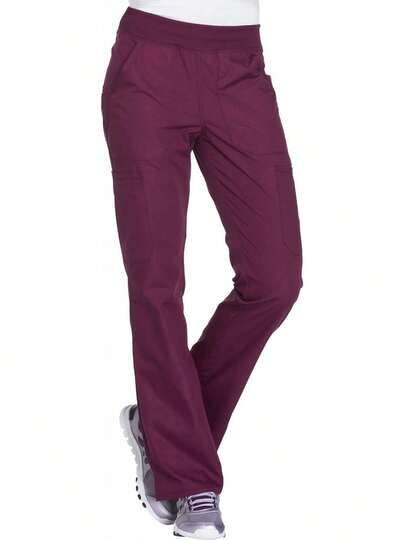 Limited Special Workwear Originals Women Scrubs Pant Mid Rise Straight Leg Pull-On Cargo WW210 HVJO