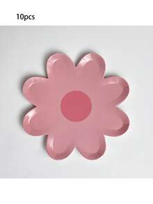 10个7英寸雏菊纸盘，一次性雏菊纸盘，春季雏菊派对纸盘，可爱花卉纸盘，雏菊派对用品，生日，婚礼，派对装饰，万圣节，圣诞节，感恩节，丰收节，秋季装饰，礼物，不给糖就捣蛋 - 多 - 查看 13