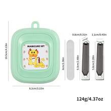 3pcs/Set Stainless Steel Nail Clipper Set, Portable Nail Care Kit With Nail File, Travel Friendly Manicure & Pedicure Tools - Multicolor - View 13