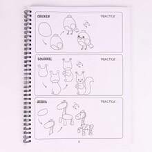 [Back To School Essential] 300 Beginner's Drawing Tutorials | Animals + Food + Gifts + Cute Items | Step-By-Step Instructions, Friendly For Beginners | Spiral Binding For Easy Flipping, Kids-Friendly Illustrated Handbook - Single Piece - View 4