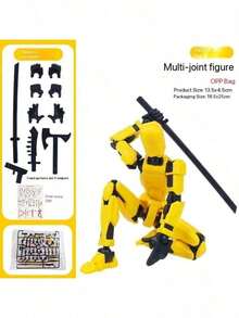 Bộ mô hình hành động Titan 13 có thể tạo dáng - Mô hình robot T13 hoàn chỉnh để sưu tầm, vật trang trí và trưng bày để bàn được in 3D, robot nhỏ, robot không gian. - nhiều màu - Xem 11