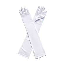 5 Stück/1 Stück 21-Zoll Satin Opernhandschuhe für Frauen, elegante Handschuhe in Ellbogenlänge, Halloween Kostüm Accessoire, Hochzeit Frühling/Sommer Handschuhe mit UV-Schutz - A - Übersicht 17